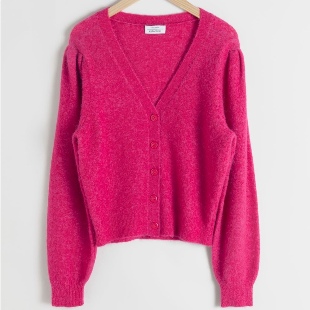 & Other Stories Pink Cardigan size Medium , New without tags